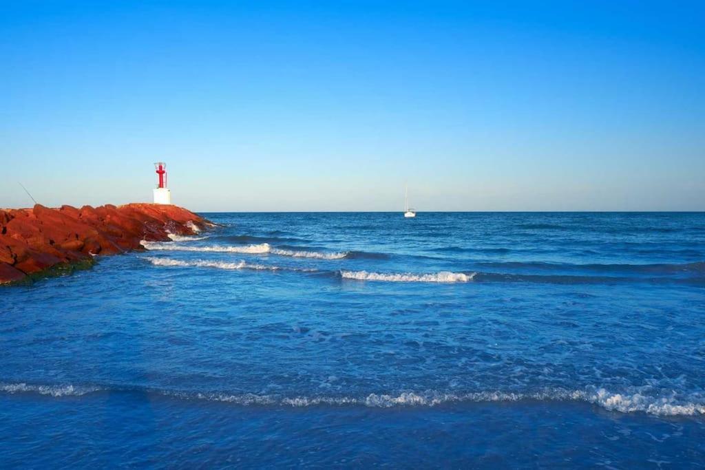 La Llar45 , Relajate Junto Al Mar Daire Playa Pobla de Farnals Dış mekan fotoğraf