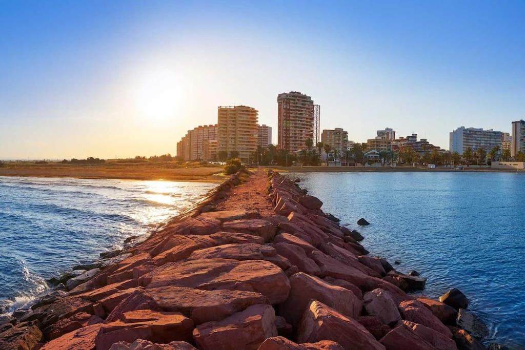 La Llar45 , Relajate Junto Al Mar Daire Playa Pobla de Farnals Dış mekan fotoğraf